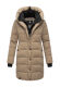 Navahoo Knutschilein ladies winter jacket Taupe Grey Größe XXL - Gr. 44