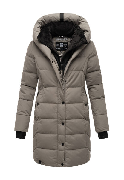 Navahoo Knutschilein ladies winter jacket Grau Größe M - Gr. 38
