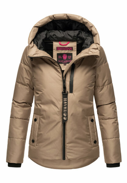 Navahoo Krümelein ladies winter jacket-Kruemel-Taupe-Grey-Gr.3XL