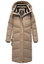 Navahoo Kuschelmausi Damen Winterjacke Taupe Grey Größe S - Gr. 36