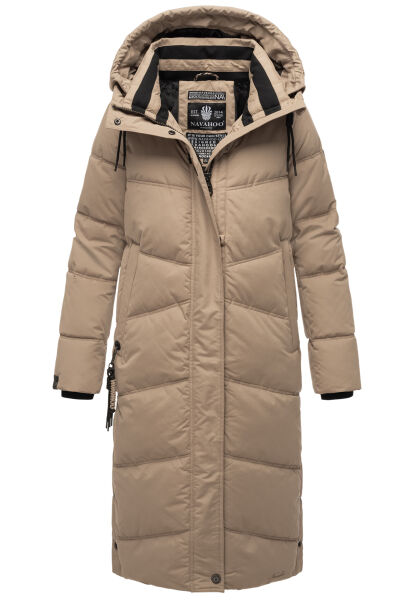 Navahoo Kuschelmausi Damen Winterjacke Taupe Grey Größe M - Gr. 38