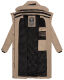 Navahoo Kuschelmausi Damen Winterjacke Taupe Grey Größe XL - Gr. 42