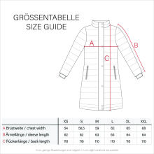 Navahoo Kuschelmausi Damen Winterjacke Rouge Größe XL - Gr. 42