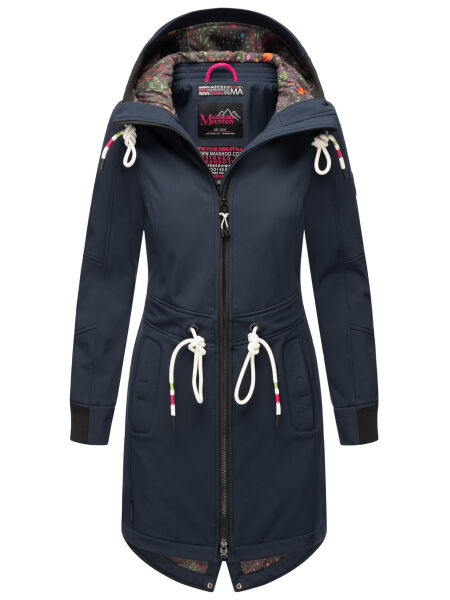 Marikoo Mount Furnica Damen Softshell Jacke Navy Größe S - Gr. 36
