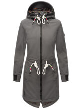 Marikoo Mount Furnica Damen Softshell Jacke Anthrazit Größe XL - Gr. 42
