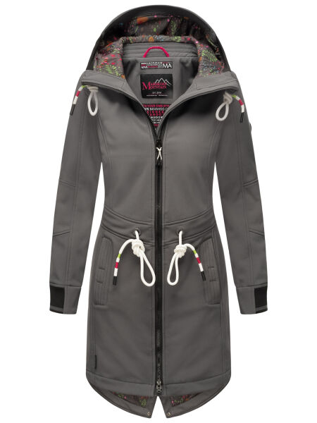 Marikoo Mount Furnica Damen Softshell Jacke Anthrazit Größe XXXL - Gr. 46