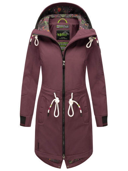 Marikoo Mount Furnica Damen Softshell Jacke Wine Größe XS - Gr. 34