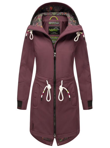 Marikoo Mount Furnica Damen Softshell Jacke Wine Größe XXXL - Gr. 46