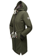 Marikoo Mount Furnica Damen Softshell Jacke Dark Olive Größe M - Gr. 38
