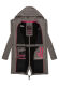 Marikoo Mount Presanella Damen Übergangsjacke Dark Grey Größe S - Gr. 36