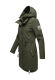 Marikoo Mount Presanella Damen Übergangsjacke Dark Olive Größe S - Gr. 36