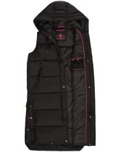 Marikoo Sayorii Damen Winter Weste Schwarz Größe L - Gr. 40