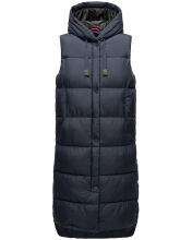 Marikoo Sayorii Damen Winter Weste Navy Größe XL - Gr. 42