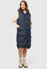 Marikoo Sayorii Damen Winter Weste Navy Größe XXL - Gr. 44