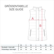 Marikoo Sayorii Damen Winter Weste Navy Größe XXL - Gr. 44