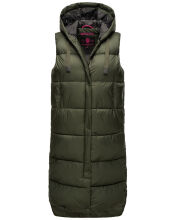 Marikoo Sayorii Damen Winter Weste Dark Olive Größe S - Gr. 36