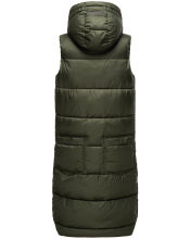 Marikoo Sayorii Damen Winter Weste Dark Olive Größe S - Gr. 36
