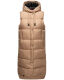 Marikoo Sayorii Damen Winter Weste Taupe Grey Größe L - Gr. 40