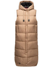 Marikoo Sayorii Damen Winter Weste Taupe Grey Größe XL - Gr. 42