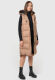 Marikoo Sayorii Damen Winter Weste Taupe Grey Größe XL - Gr. 42