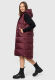 Marikoo Sayorii Damen Winter Weste Wine Größe XL - Gr. 42
