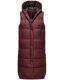 Marikoo Sayorii Damen Winter Weste Wine Größe XL - Gr. 42