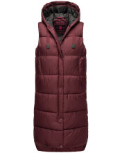 Marikoo Sayorii Damen Winter Weste Wine Größe XXL - Gr. 44