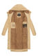 Marikoo Soranaa Damen Winterjacke Beige Größe XXL - Gr. 44