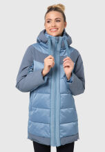 Navahoo Samtkaetzchen Damen Jacke Powder Blue Größe XXL - Gr. 44