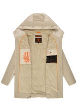 Navahoo Samtkaetzchen Damen Jacke Hellgrau Größe L - Gr. 40