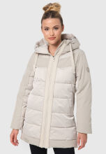 Navahoo Samtkaetzchen Damen Jacke Hellgrau Größe XL - Gr. 42