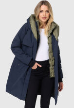 Navahoo Snowelf Damen Winterjacke Navy Größe XS - Gr. 34