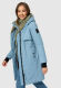 Navahoo Snowelf Damen Winterjacke Powder Blue Größe M - Gr. 38