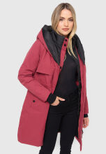 Navahoo Snowelf Damen Winterjacke Bordeaux Größe XL - Gr. 42