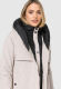 Navahoo Snowelf Damen Winterjacke Hellgrau Größe XS - Gr. 34