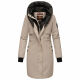 Navahoo Snowelf Damen Winterjacke Hellgrau Größe XS - Gr. 34