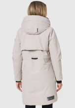 Navahoo Snowelf Damen Winterjacke Hellgrau Größe S - Gr. 36