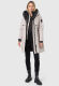 Navahoo Snowelf Damen Winterjacke Hellgrau Größe S - Gr. 36