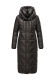 Navahoo Waffelchen Damen Winterjacke Schwarz Größe XL - Gr. 42