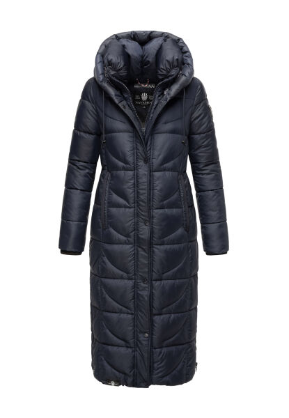 Navahoo Waffelchen Damen Winterjacke Navy Größe M - Gr. 38