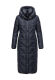 Navahoo Waffelchen Damen Winterjacke Navy Größe M - Gr. 38