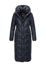 Navahoo Waffelchen Damen Winterjacke Navy Größe L - Gr. 40