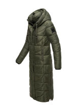 Navahoo Waffelchen Damen Winterjacke Dark Olive Größe S - Gr. 36