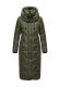 Navahoo Waffelchen Damen Winterjacke Dark Olive Größe S - Gr. 36