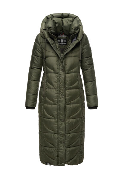 Navahoo Waffelchen Damen Winterjacke Dark Olive Größe L - Gr. 40