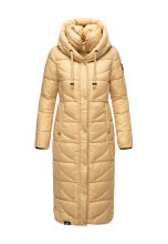 Navahoo Waffelchen Damen Winterjacke Sand Größe L - Gr. 40