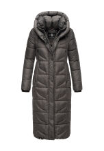 Navahoo Waffelchen Damen Winterjacke Anthrazit Größe L - Gr. 40