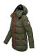 Navahoo Wattewölkchen Damen Steppjacke Dark Olive Größe XS - Gr. 34