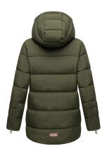 Navahoo Wattewölkchen ladies quilted jacket Dark Olive Größe L - Gr. 40