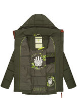 Navahoo Wattewölkchen ladies quilted jacket Dark Olive Größe L - Gr. 40